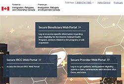 Small screenshot of Interim Federal Health Program